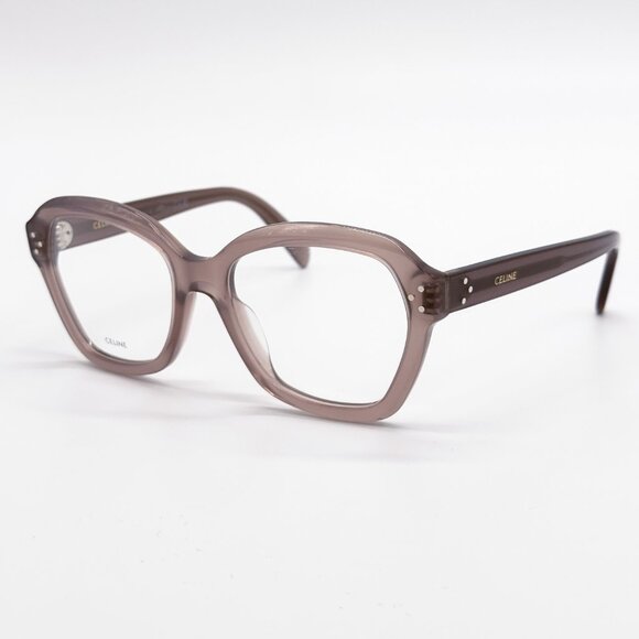 NEW CELINE CL50100I 045 WOMEN SHINY HAZELNUT EYEGLASSES CELINE - Picture 3 of 13